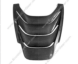 Exotic Car Gear Rear Vented Engine Cover (Dry Carbon Fiber) for McLaren 720S
