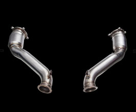 iPE Cat Pipes with Heat Protection - 200 Cell (Stainless) for McLaren 765LT