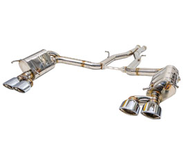 iPE Valvetronic Exhaust System with Mid Pipe (Stainless) for Mercedes C-Class C204