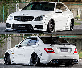 Liberty Walk LB Works Complete Wide Body Kit for Mercedes C-Class C204