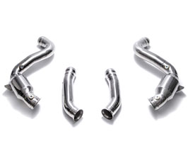ARMYTRIX Sport Primary Cat Pipes with Secondary Downpipes (Stainless) for Mercedes C-Class C205