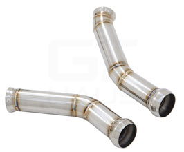 Meisterschaft by GTHAUS Secondary Cat Delete Pipes (Stainless) for Mercedes C-Class C205
