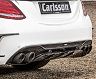 Carlsson Aero Rear Diffuser (GFK) for Mercedes C-Class C205 with AMG-Sport Package