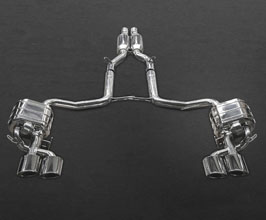 Capristo Valvetronic Exhaust System with Mid Silencers (Stainless) for Mercedes C-Class W204
