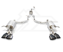 Fi Exhaust Valvetronic Exhaust System with Mid Y-Pipe and Front Pipe (Stainless) for Mercedes C-Class W204