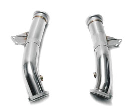 ARMYTRIX High Flow Performance De-Catted Downpipes with Cat Simulators (Stainless) for Mercedes C-Class W205