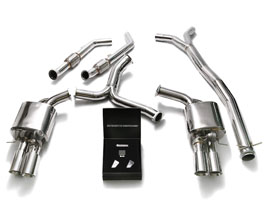 ARMYTRIX Valvetronic Catback Exhaust System - for BRABUS Rear Diffuser (Stainless) for Mercedes C-Class W205