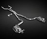 Capristo Valved Catback Exhaust System with Mid Pipes (Stainless) for Mercedes C-Class W205 C63 Bi-Turbo