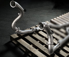 Fi Exhaust Ultra High Flow Down Pipes (Titanium) for Mercedes C-Class W205