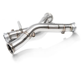 Fi Exhaust Ultra High Flow Cat Bypass Downpipes (Stainless) for Mercedes C-Class W205
