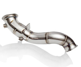 Fi Exhaust Ultra High Flow Cat Bypass Downpipe (Stainless) for Mercedes C300 / C250 W205