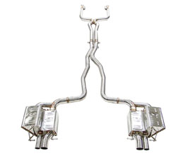 iPE Valvetronic Catback Exhaust System with Electronic Valves (Stainless) for Mercedes C63 AMG W205 (Incl S / OPF)