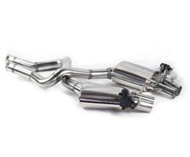 RENNtech Sport Muffler Exhaust System with Electronic Valves (Stainless) for Mercedes C-Class W205