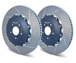GiroDisc Rotors - Front (Iron) for Mercedes C63S AMG W205 with CCB