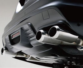 WALD DTM Sports Exhaust System Rear Section with Quad Oval Tips (Stainless) for Mercedes CL-Class C216