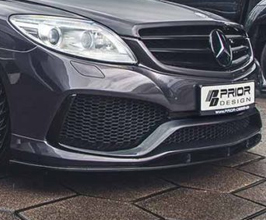 PRIOR Design PD Black Edition V4 Aerodynamic Front Lip Spoiler (PU-RIM) for Mercedes CL-Class C216