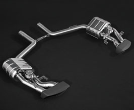 Capristo Valvetronic Exhaust System with Mid Pipes (Stainless) for Mercedes CLS63 AMG W218