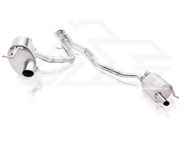 Fi Exhaust Valvetronic Exhaust System with Mid X-Pipe (Stainless) for Mercedes CLS350 W218