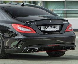 PRIOR Design PDV4 Aerodynamic Rear Bumper with Diffuser (FRP) for Mercedes CLS-Class W218