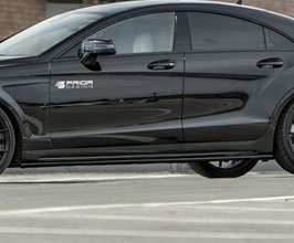 PRIOR Design PDV4 Aerodynamic Side Steps with Under Spoilers (FRP) for Mercedes CLS-Class W218