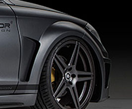 PRIOR Design PD550 Black Edition Aerodynamic Front Fenders (FRP) for Mercedes CLS-Class W218