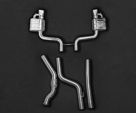 Capristo Valved Exhaust System with Mid Pipes (Stainless) for Mercedes E-Class C238