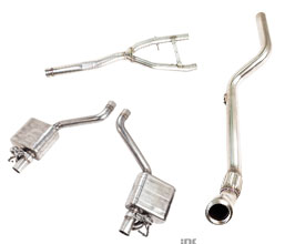 iPE Valvetronic Exhaust System with Mid Pipe and Front Pipe (Stainless) for Mercedes E-Class E53 C238