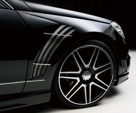 WALD Sport Front Vented Fenders (FRP) for Mercedes E350 / E500 / E550 / E63 AMG W212