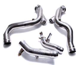 ARMYTRIX Cat Bypass Downpipes with Secondary Cat Bypass Pipes (Stainless) for Mercedes E-Class W213