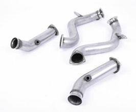 FABSPEED Hi-Flow Downpipes with Cat Bypass (Stainless) for Mercedes E-Class W213