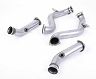 FABSPEED Hi-Flow Downpipes with Cat Bypass (Stainless) for Mercedes E63S AMG W213