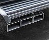 WALD DTM Sports Side Muffler Exhaust System - Six Square Tips (Stainless)