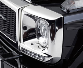 Lorinser Headlight Covers (Chrome) for Mercedes G-Class W463