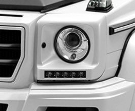 WALD Sports Line Black Bison Edition Front Headlight Covers for Mercedes G-Class W463