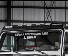 Liberty Walk LB Front Roof Spoiler with LED Daylights for Mercedes G63 AMG W463