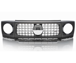 WALD Panamericana Front Upper Grill and Headlight Cover Set for Mercedes G550 W463A