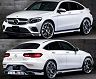 Mz Speed Prussian Blue Aero Half Spoiler Kit (3D Printed) for Mercedes GLC200 / GLC220d / GLC250 Sports C253