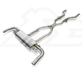Fi Exhaust Valvetronic Exhaust System with Mid X-Pipe and Front Pipe (Stainless) for Mercedes GLE63 AMG C292/166