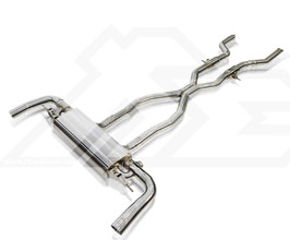 Fi Exhaust Valvetronic Exhaust System with Mid X-Pipe and Front Pipe (Stainless) for Mercedes GLE-Class W166