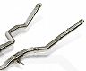 Fi Exhaust Ultra High Flow Cat Bypass Pipes (Stainless) for Mercedes GLE63 AMG C292/W166