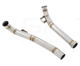 Meisterschaft by GTHAUS Secondary Cat-Delete Down Pipes (Stainless) for Mercedes GT C190