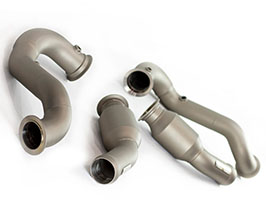 RENNtech Downpipes With 200 Cell Sport Catalytic Converters (Stainless) for Mercedes GT C190