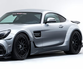 Design Works DW Performance Up Side Steps with Over Fenders (FRP with Carbon Fiber) for Mercedes AMG GT / GTS