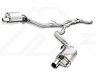 Fi Exhaust Valvetronic Exhaust System with X-Pipe and Front for OE Control (Stainless)