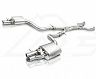 Fi Exhaust Valvetronic Exhaust System with Mid X-Pipe and Front Pipe (Stainless) for Mercedes AMG GT-63 X290