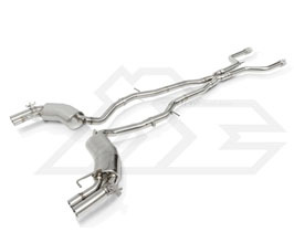 Fi Exhaust Valvetronic Exhaust System with Mid X-Pipe (Stainless) for Mercedes S-Class C217