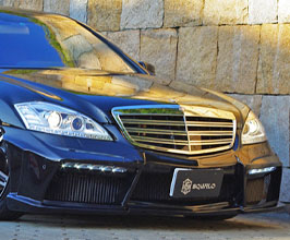 VITT Squalo Aero Front Bumper with LEDs (FRP) for Mercedes S-Class W221