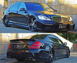 VITT Squalo Aero Body Kit with LEDs (FRP) for Mercedes S-Class W221