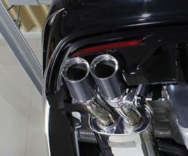 AIMGAIN Carbon-Shot Quad Exhaust Tips for AIMGAIN Rear (Carbon Fiber) for Mercedes S-Class W222