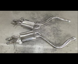 MANSORY Rear Section Exhaust System with Throttle Control (Stainless) for Mercedes S-Class W222